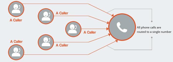 1300 number and 1800 number standard call routing infographic